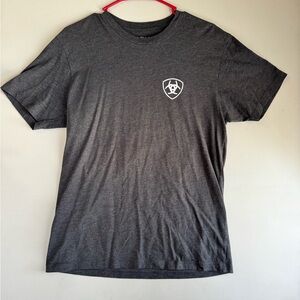Ariat Men's Charcoal Tee with Logo